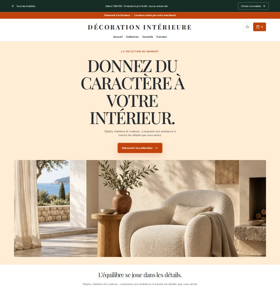 Démo actuelle Décoration intérieure : objets, éclairage et ambiance maison